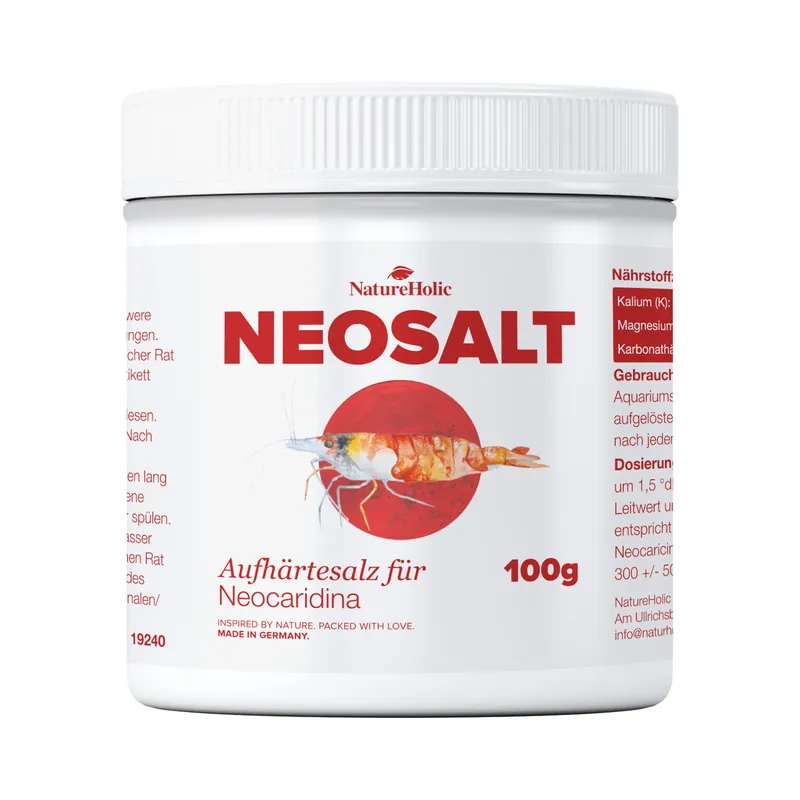 Rabatt NatureHolic NEOSALT Neocaridina, Aufhärtesalz, 100 g